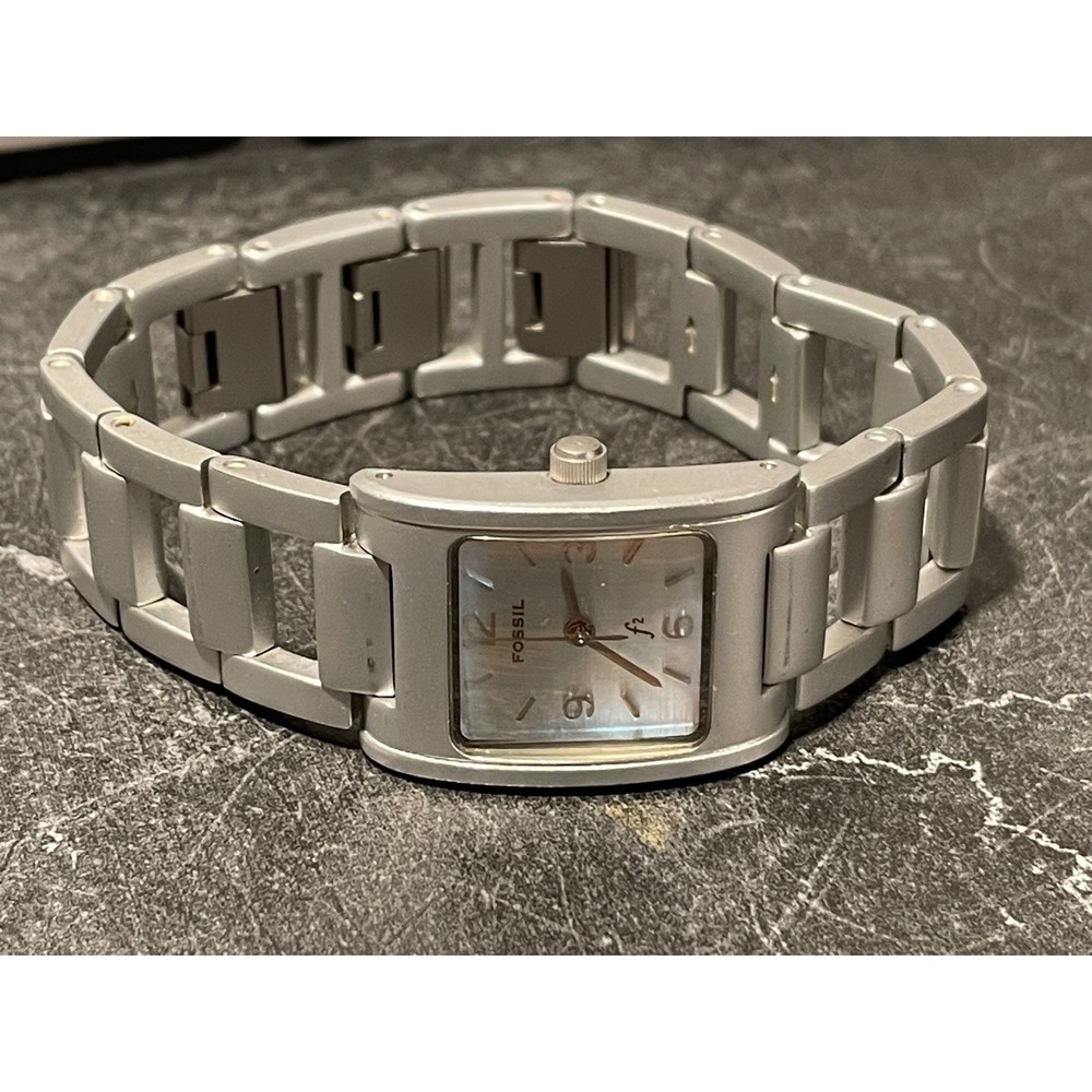 Ladies Fossil Alluminum F2 Watch - New Battery